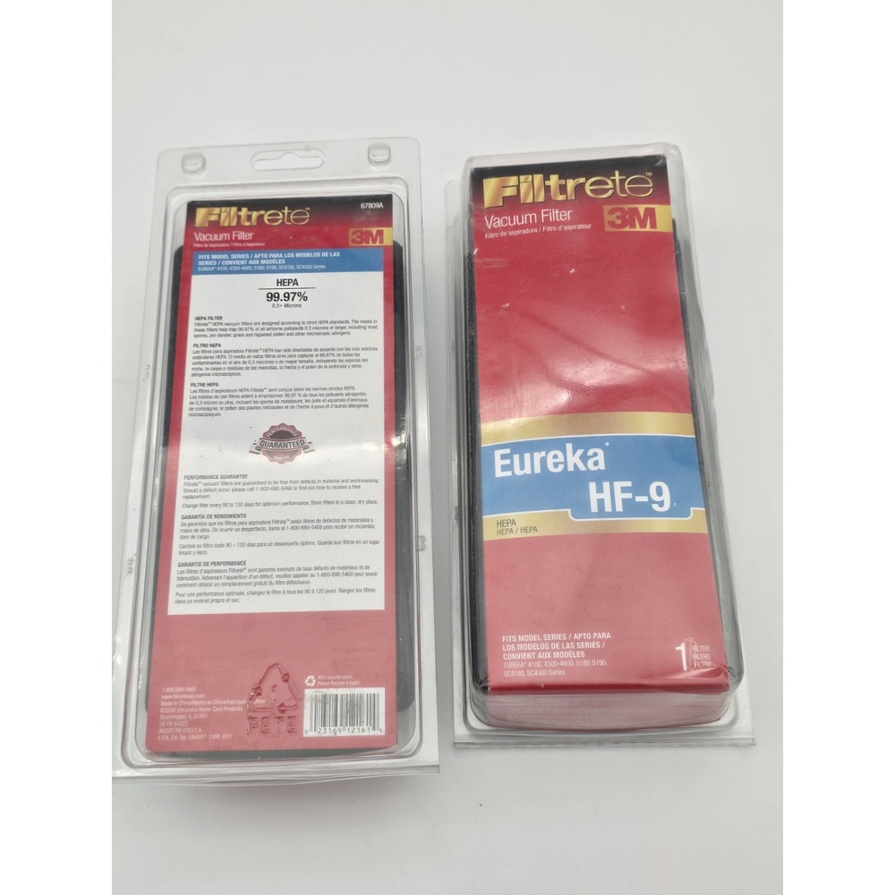 Filtrete Eureka HF-9 HEPA Vacuum Filter, 2 Packs  3M